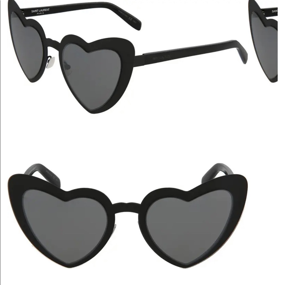 Saint Laurent LouLou Heart Sunglasses